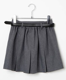 WEGO 【SCHOOLITEM】ベルト付ボックスプリーツスカパン