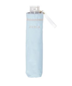 MOONBAT FURLA(フルラ) 晴雨兼用日傘 折りたたみ傘 ジッパー刺繍 1級遮光 遮熱 UV