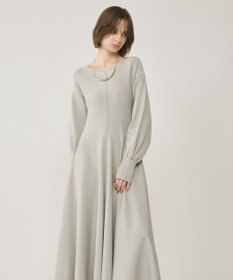 GRACE CONTINENTAL バックオープンニットワンピース