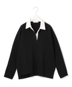 ICB 【洗える】 シンセティックダブルフェイス ラガーニットプルオーバー