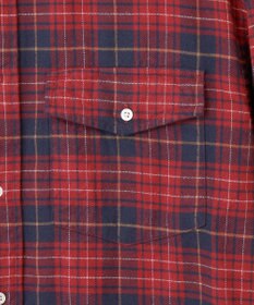 J.PRESS YORK STREET 【UNISEX】フランネル レギュラーカラーシャツ