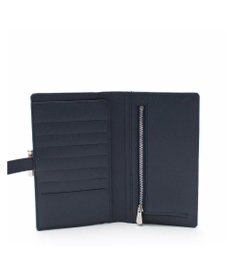 A.D.M.J. 【牛革】メタリックレザー/ガマグチ付ロングウォレット