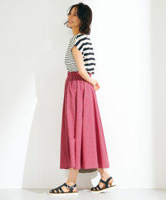 ANY 【接触冷感・UVケア】TCオーガビッツボーダー Tシャツ