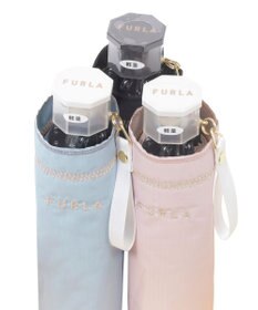 MOONBAT FURLA(フルラ) 晴雨兼用日傘 折りたたみ傘 ジッパー刺繍 1級遮光 遮熱 UV