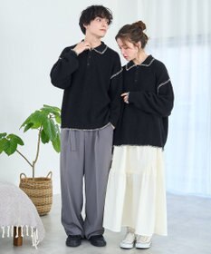 WEGO ハンドステッチポロプルオーバー