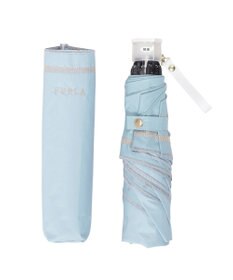 MOONBAT FURLA(フルラ) 晴雨兼用日傘 折りたたみ傘 ジッパー刺繍 1級遮光 遮熱 UV