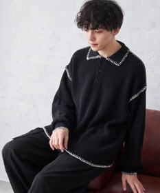 WEGO ハンドステッチポロプルオーバー