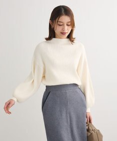 Green Parks ・ｓｗｉｎｇ　ｂｙ　ボトルネックカラーニット