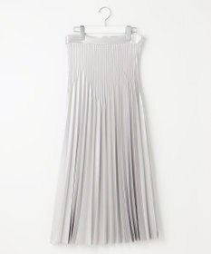 23区 【エステータ】シャイニーサテン プリーツスカート