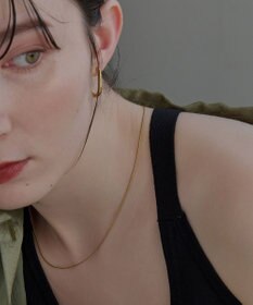 Phoebe <オンワード限定セット>【金属アレルギー対応】エレチェーンネックレス×ニュアンスハートライトフィットイヤリング/サージカルステンレス