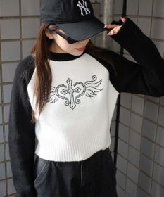 WEGO フラッフィーラグランちびニット