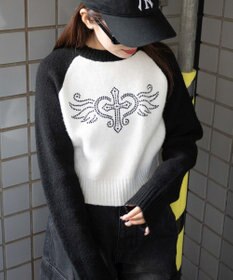 WEGO フラッフィーラグランちびニット