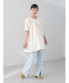 earth music&ecology ジャガードギャザーチュニック