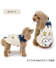 PET PARADISE スヌーピー 遠赤外線 エアベスト 《ホワイト》 小型犬