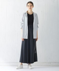 ICB 【洗える】 フィブリルツイル タックパンツ