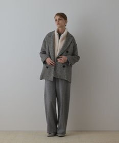 GRACE CONTINENTAL カルゼツイードダブルジャケット