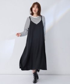 ANY 【洗濯機可能/ストレッチ】ウールライクキャミワンピース