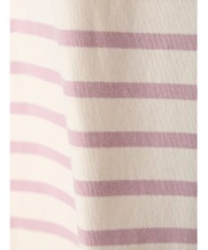 earth music&ecology バック釦ボーダーチュニック