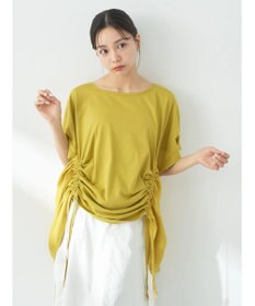 earth music&ecology ドロストギャザードッキングＴシャツ