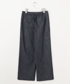 J.PRESS LADIES セルロースシャンブレー セミワイド パンツ