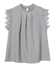 Green Parks ・ＥＬＥＮＣＡＲＥ　ＤＵＥ　リネンライクレースブラウス