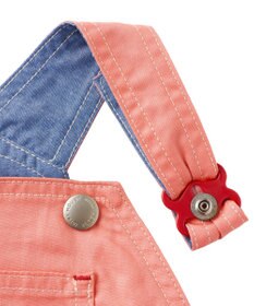 MIKI HOUSE HOT BISCUITS 【ミキハウス】【70-100cm】６分丈オーバーオール