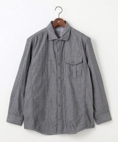 JOSEPH ABBOUD 【キングサイズ・25SS・2WAY】リバーシブルシャツ グレー系