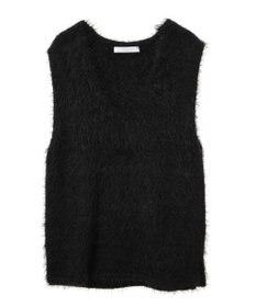 Green Parks ・Ｐｅｔｉｔ　Ｆｌｅｕｒ　シャギーＶネックベスト