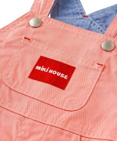 MIKI HOUSE HOT BISCUITS 【ミキハウス】【70-100cm】６分丈オーバーオール