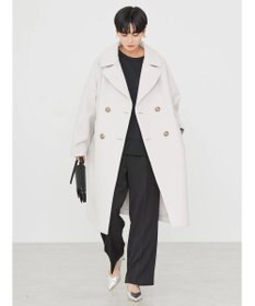 AMERICAN HOLIC 中空ＦＩＢＥＲドロップショルダーチェスターコート