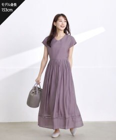 Tiaclasse 【洗える】はしごレースワンピース