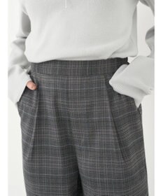 earth music&ecology チェックストレートパンツ