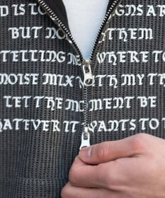 WEGO 【ユニセックス着用ITEM】メッシュZIPパーカー