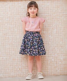 ANY KIDS フラワー スパンコール Tシャツ