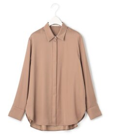 ICB 【洗える】 ルゼブフィブリルサテン シャツ