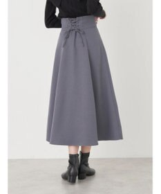 earth music&ecology バックレースアップスカート