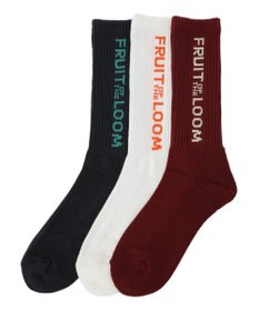 Green Parks ■ＦＲＵＩＴ　ＯＦ　ＴＨＥ　ＬＯＯＭ　３Ｐ縦ロゴソックス