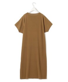 ICB 【洗える】ドライコットンアセテート ドレープスリーブワンピース