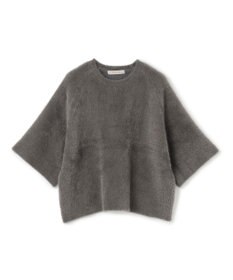 UNFILO L ナイロンシャギー  ハーフスリーブ プルオーバー