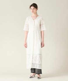 GRACE CONTINENTAL コンビレースVネックワンピース
