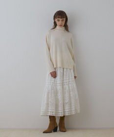 GRACE CONTINENTAL レースティアードスカート
