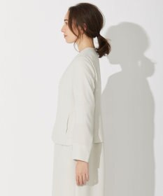 自由区 【セットアップ可】ダブルクロス ノーカラージャケット