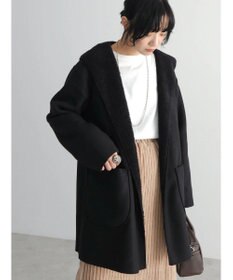 Green Parks ２ｗａｙフード裏ボアミディ丈コーディガン