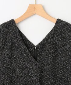 組曲 ファンシーツイード Vネックジャンスカ