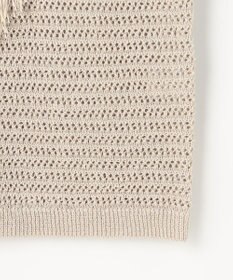 自由区 リネンフリンジ ベスト