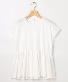 組曲 【先行予約】トリコットジャージー ペプラムカットソー