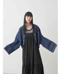 earth music&ecology スクエアデニムシャツ