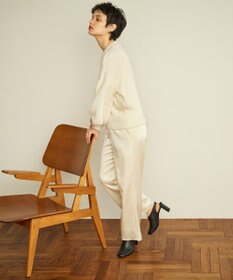 #Newans 【洗える】クロップドバルーンボリュームスリーブニット