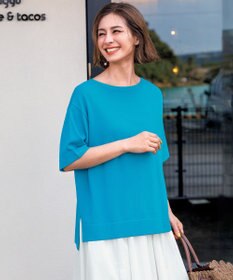 UNFILO L スゴ機能美 ハーフスリーブ ニット