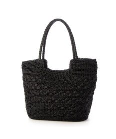 UNBILLION カシュカシュ cachecache / メタリックコード柄編みトートバッグ